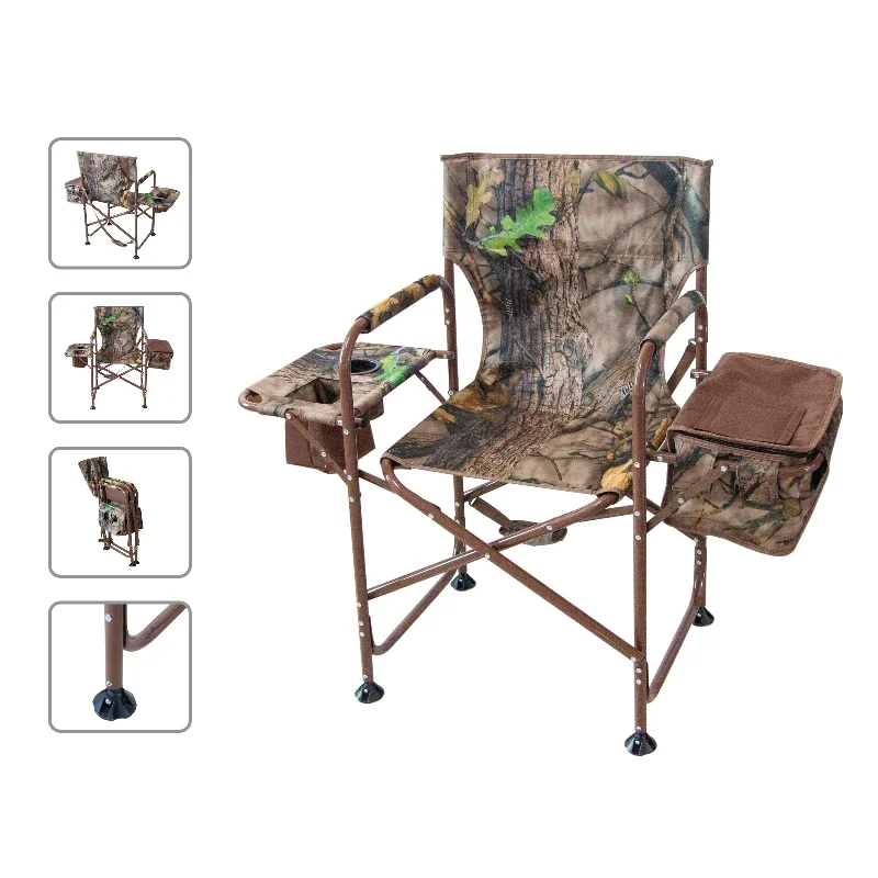 Multifunctional Portable Outdoor Hunting Fishing Folding Chair Durable Picnic Camping Chair Beach Chair With Cup Holder