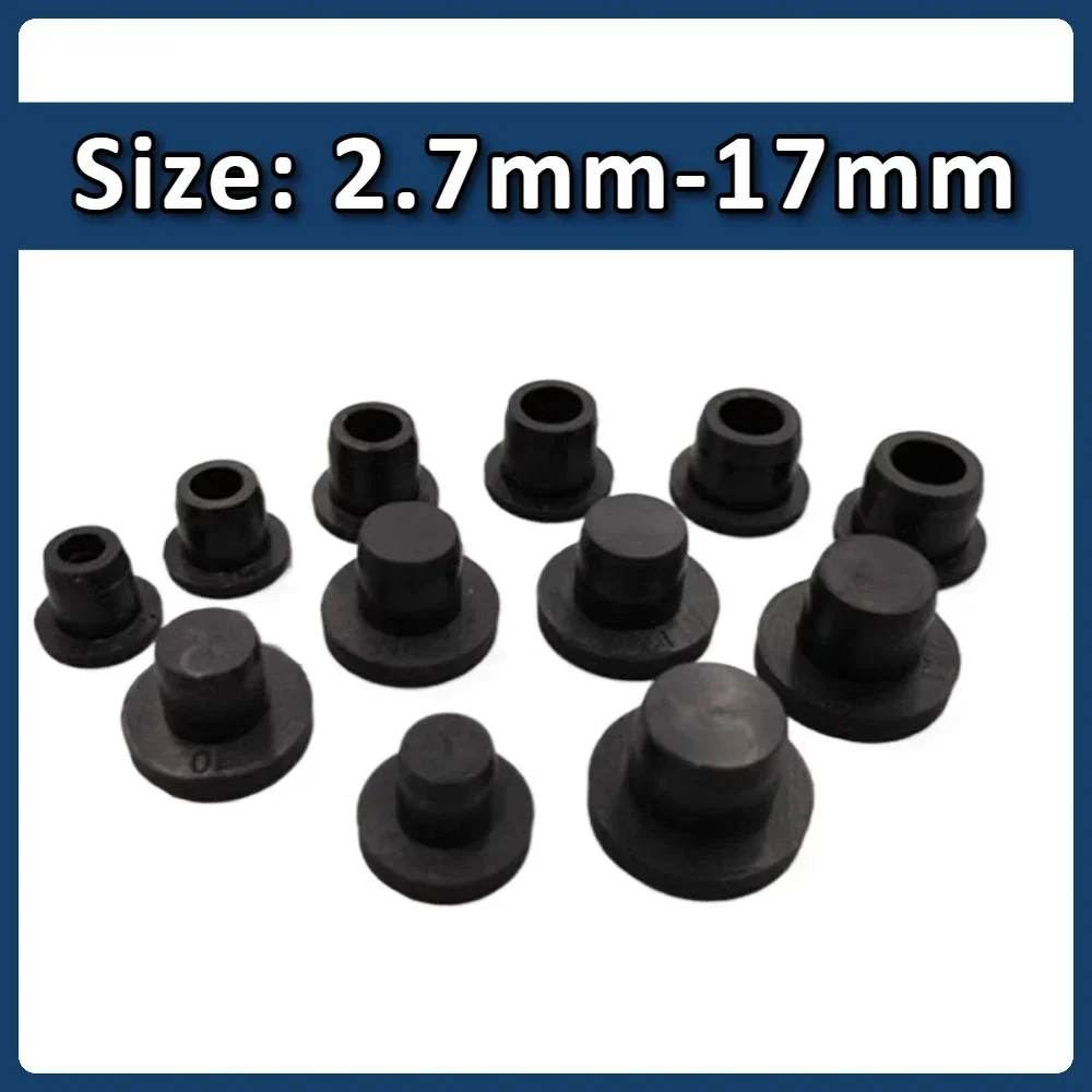 

Bungs End Cap Solid Sealing Plug Silicone Rubber Hole Caps, T-shaped Seal Stopper, High TEMP Dustproof Plug, Inserts Bungs End