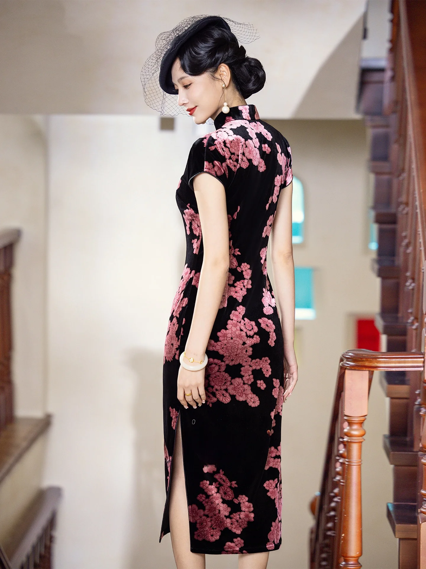 

Винтажное бальное платье Ele Velvet Anghai, новинка 2025, элитная роскошная длинная юбка Aosphere ort Sve с цветочным узором