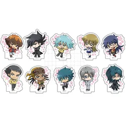 Anime YuGiOh Yu-Gi-Oh! GX Mini Figure Standing Doll Manjoume Jun Yuki Judai Acrylic Stands Model Cosplay Toy for Gift