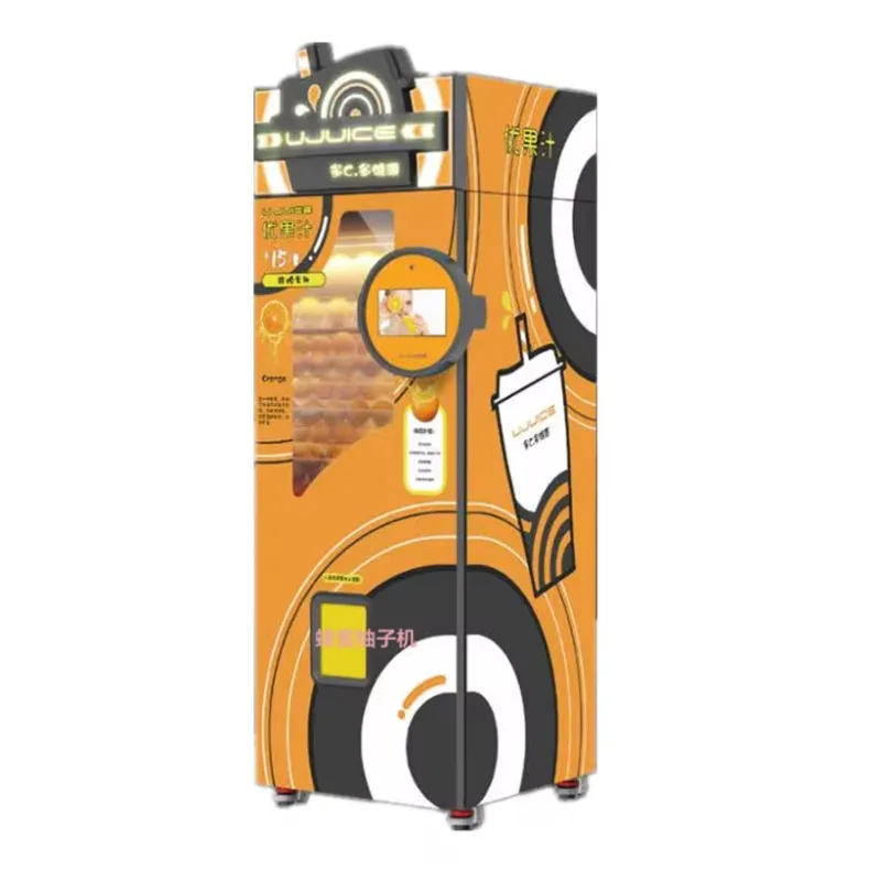 Customized Visible Process Fresh Orange Juice Vending Machine Dubai