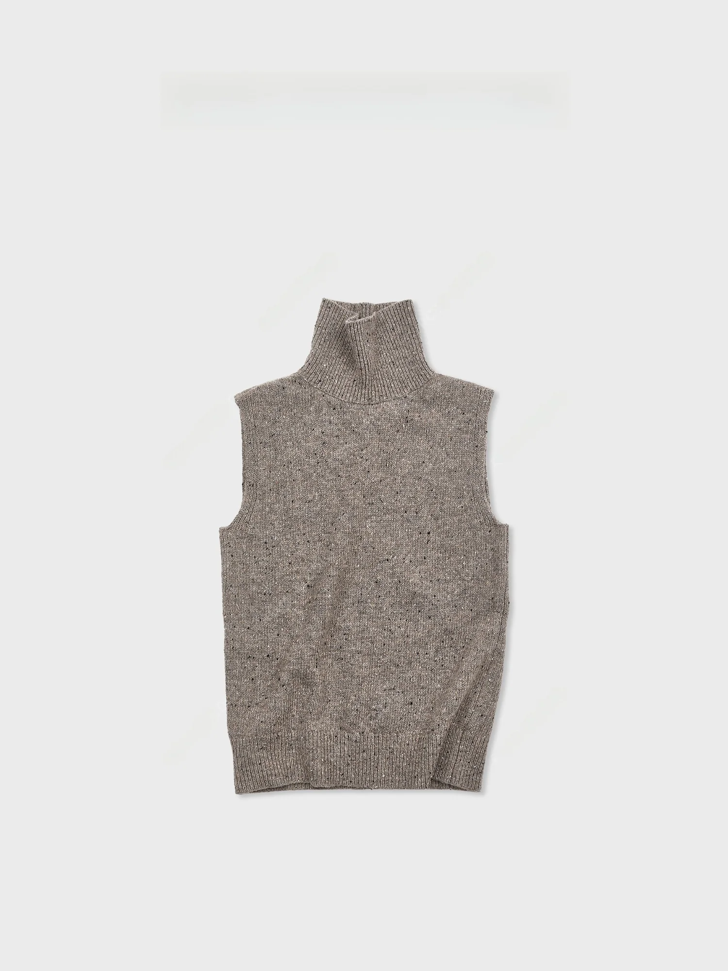 

Женский вязаный жилет Romiow из шерстяной смеси с высоким воротником, цветочным узором и точками, для повседневной носки, осень 2025