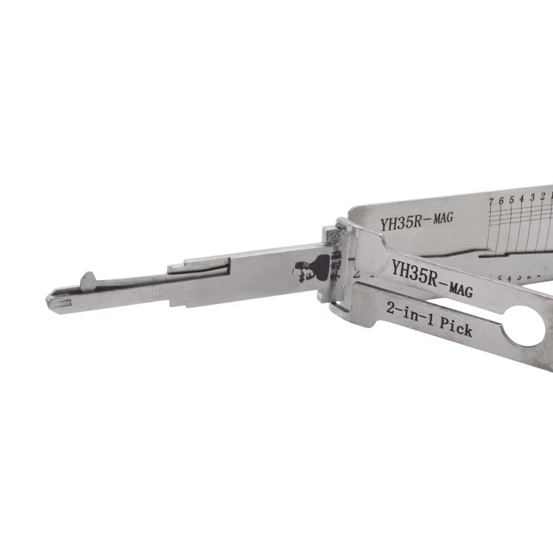 Original Lishi YH35R-MAG 2-in-1 Schlosserwerkzeug Schlossöffner & Decoder Flachfräser für Yamaha Motorradmodelle – Detail 3