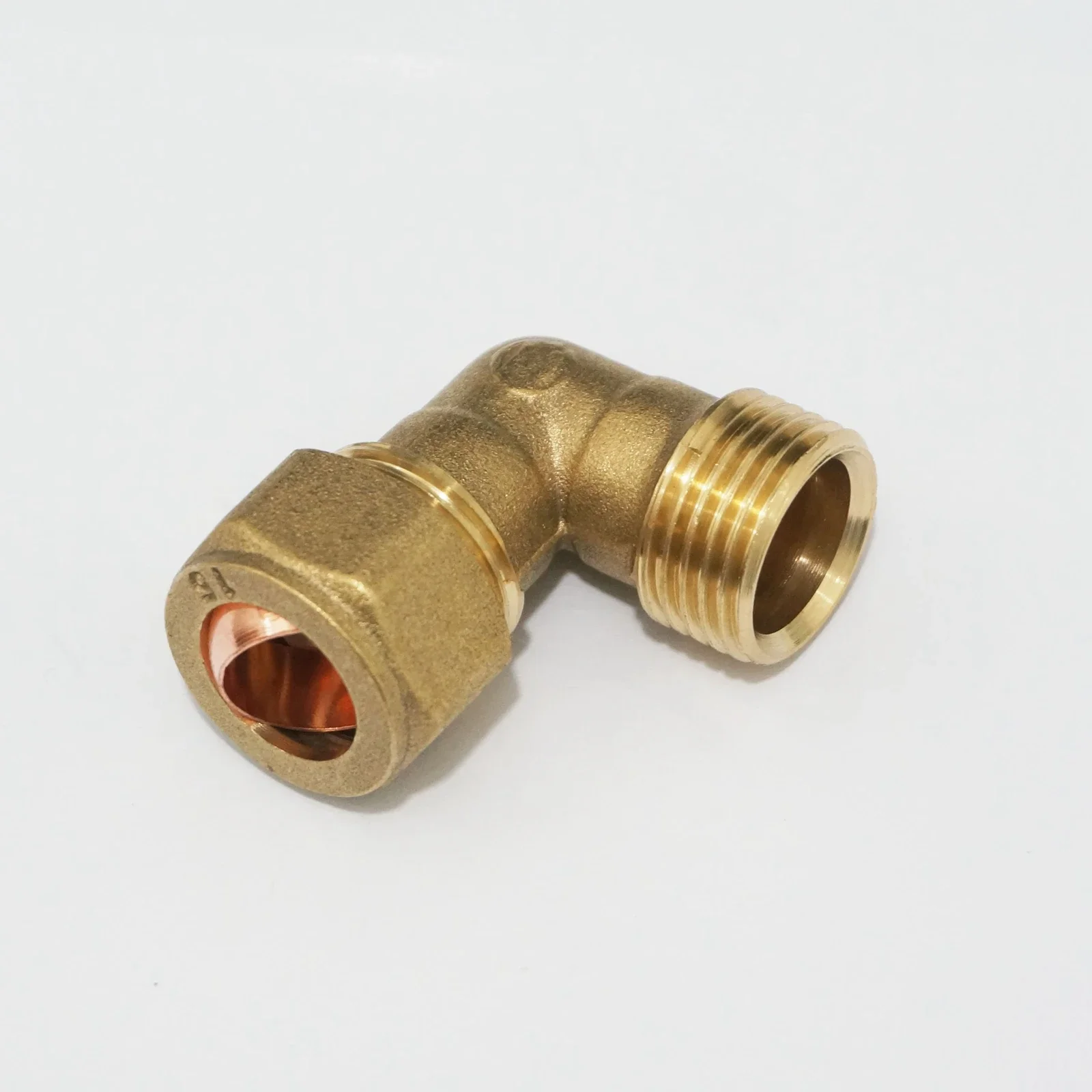 

1/2" BSP male Thread Elbow Brass Fit 15mm OD Tube Coupler Adapter Connector Compression fitting For Tubing