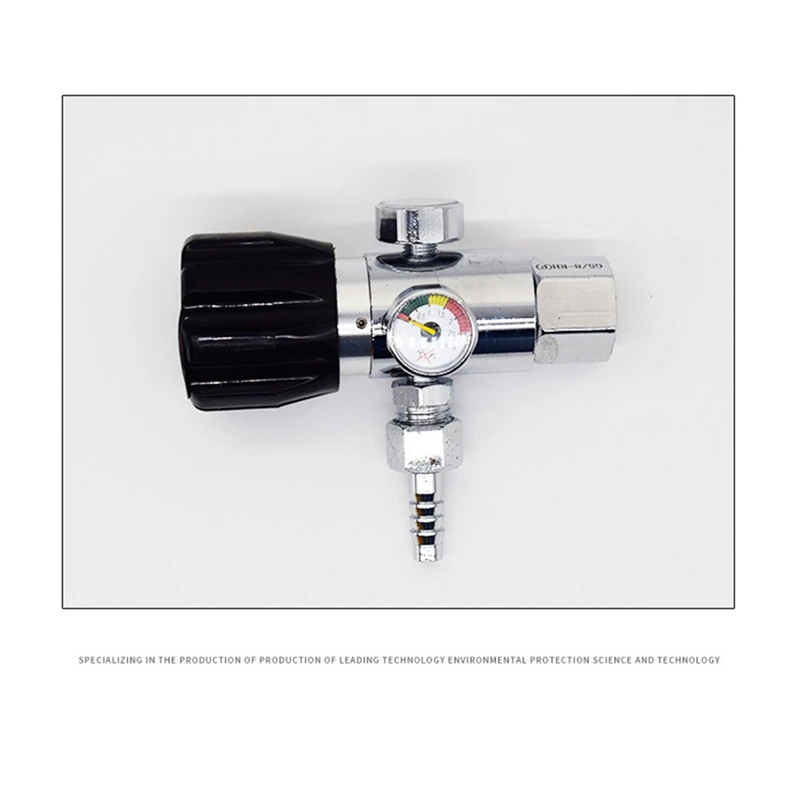 Portable Alloy Tool Oxygen Pressure Reducer Mini Welding Anti Fall Argon Gas Meter Clear Scale Rustproof Regulator