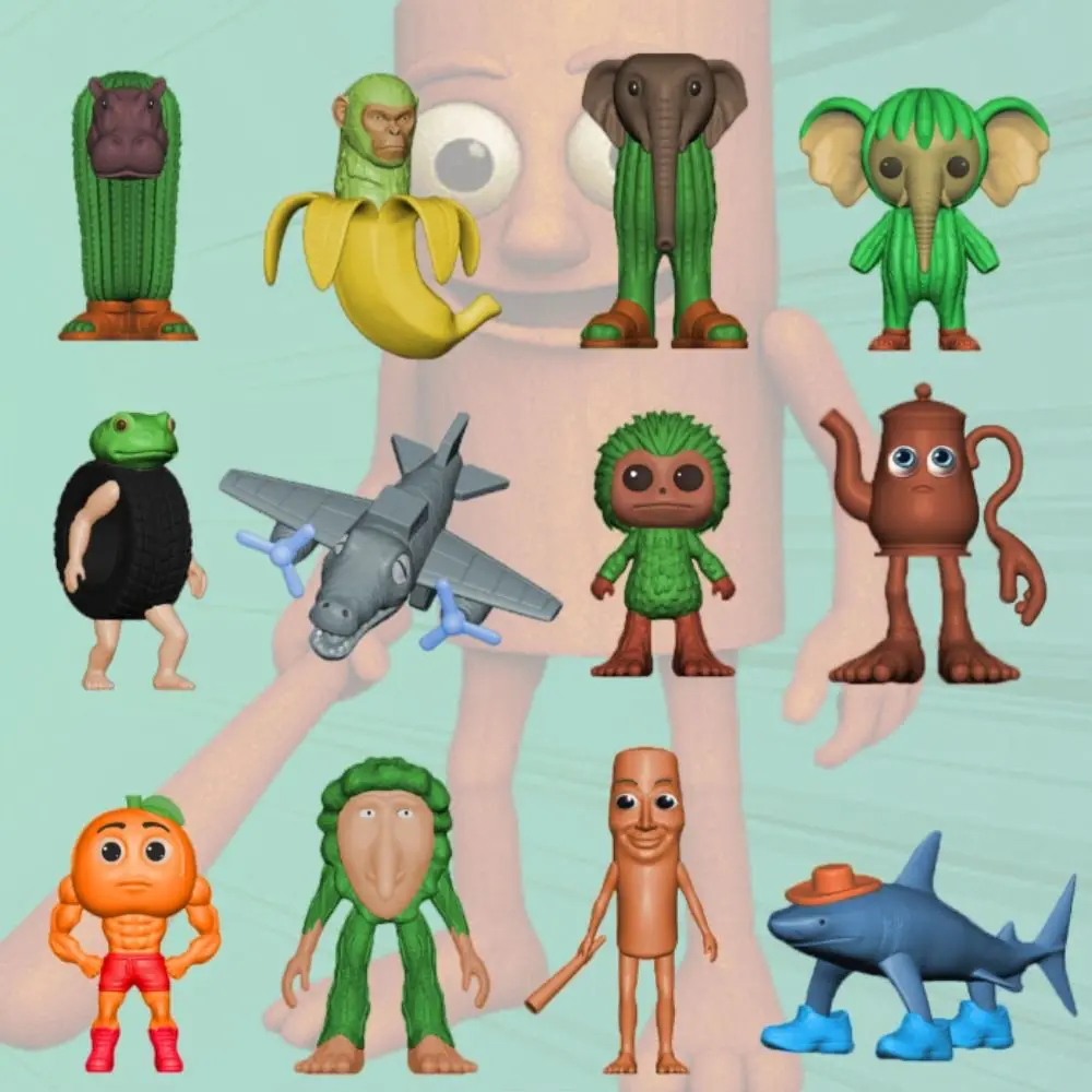 

Фигурка Shark Bombardino Tralalero Tralala Crocodilo Shimpanzini Bananas Doll Ornament Lirili Larila Tung Sahur Забавная модель Декор