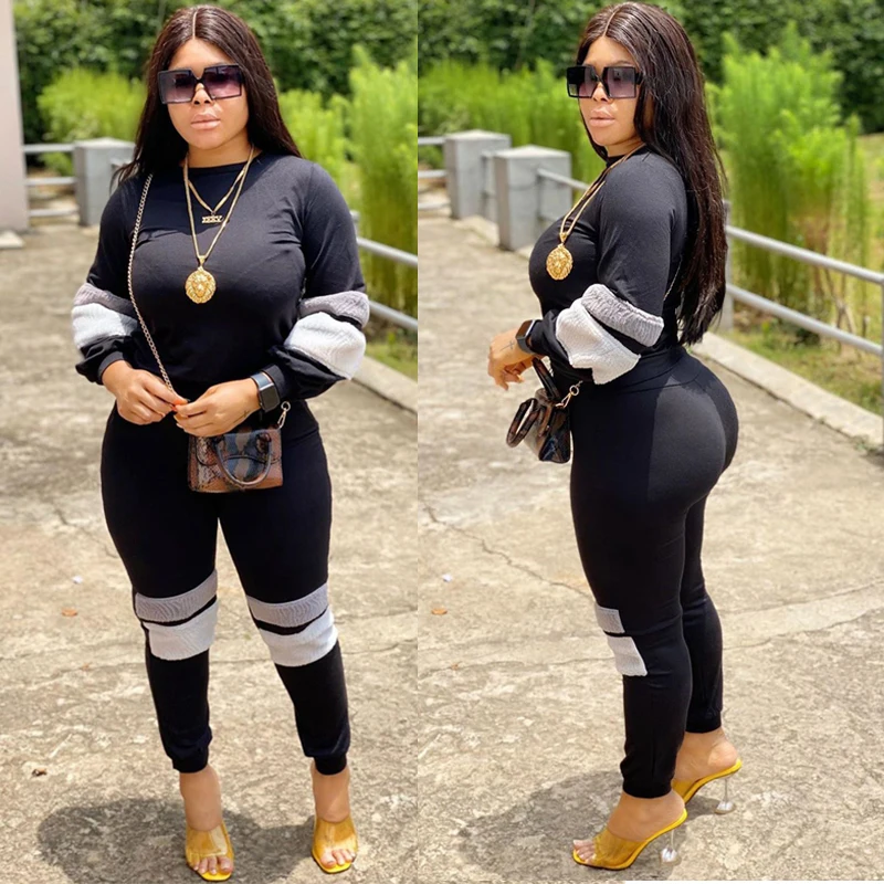 Autumn Winter Tracksuit Women 2 Piece Set Casual Sweatshirt Top and Pants Set Streetwear Lounge Sweat Suits Women Two Piece Set image 2