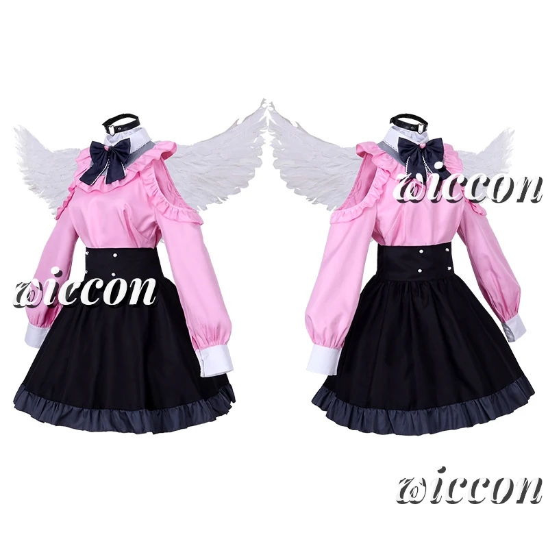 Kiritani haruka cosplay traje hanasato minori jogo projeto sekai colorido palco cosplay vestido asas halloween carnaval uniforme