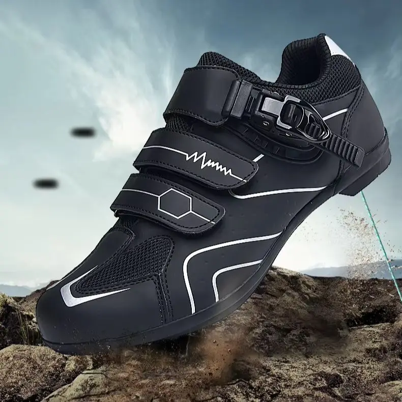 

New men's cycling sneakers with cleats Speed cycling Shoes for women, rubber soled cycling shoes