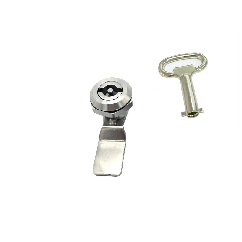 1 Set Edelstahl 18mm Werkzeug Lock Cam Zylinder Schloss Für Industrielle Schrank Cam Lock 18mm Elektrische Schrank schloss Schlüssel – Detail 6
