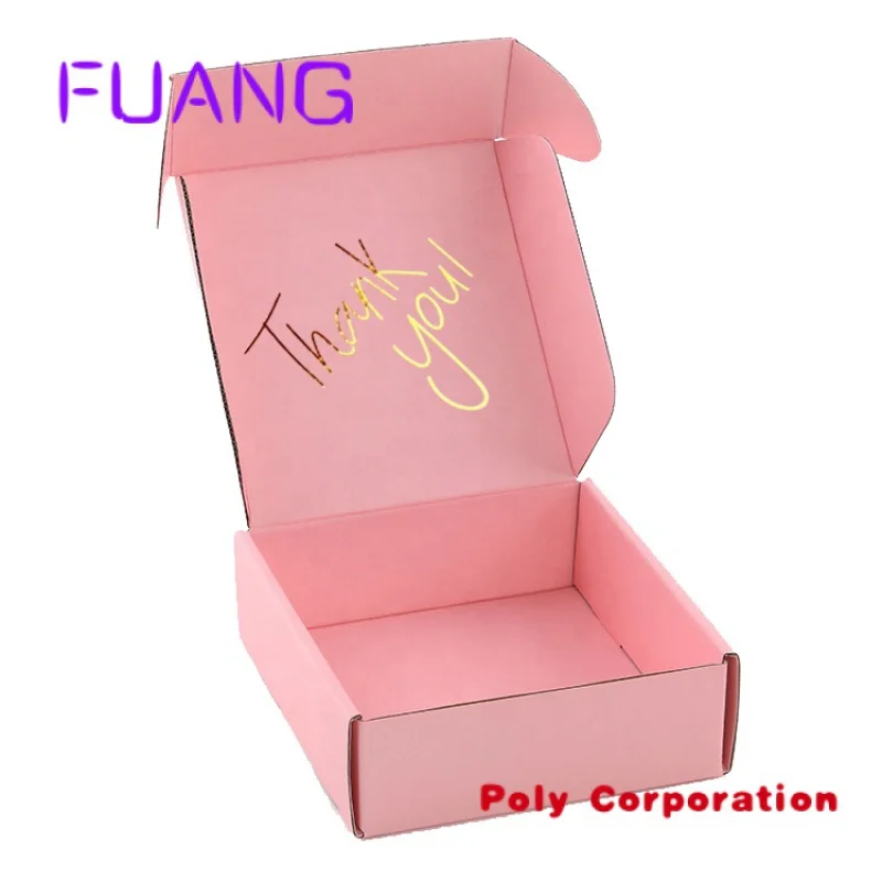 Custom Factory Cheap Custom Logo Printed Recycled Cardboard Boxes for clothing Eco Friendly Corrugated Capacking box for small