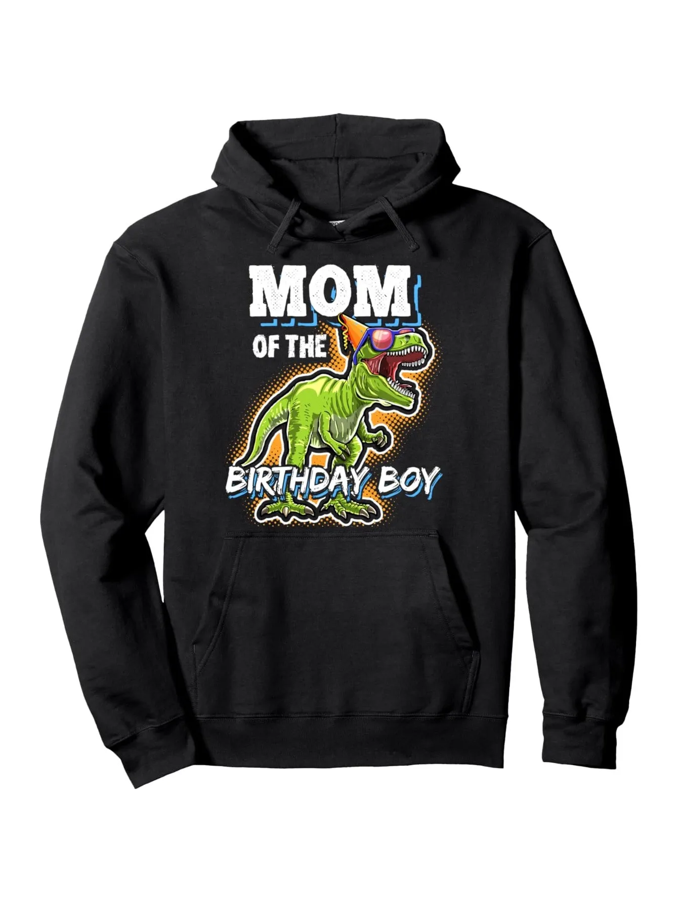 هوديي عيد ميلاد الديناصور للرجال -؛ أمي عيد ميلاد الصبي؛ الرسم. تصميم الديناصور الأخضر