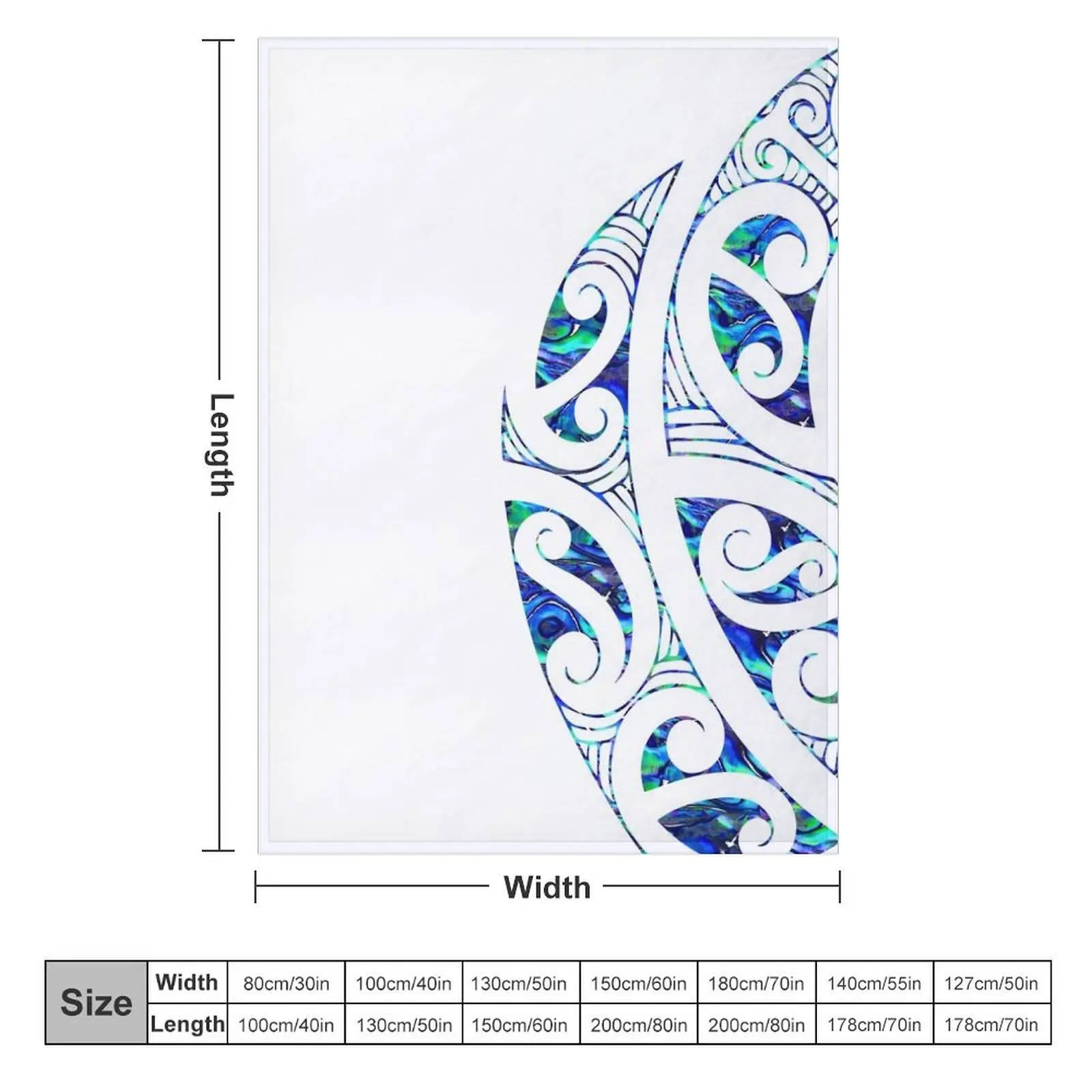 New Zealand, Māori , Paua, Abalone, Koru, Tribal, Tattoo, NZ Art, Māori Art Throw Blanket Single for sofa Blankets