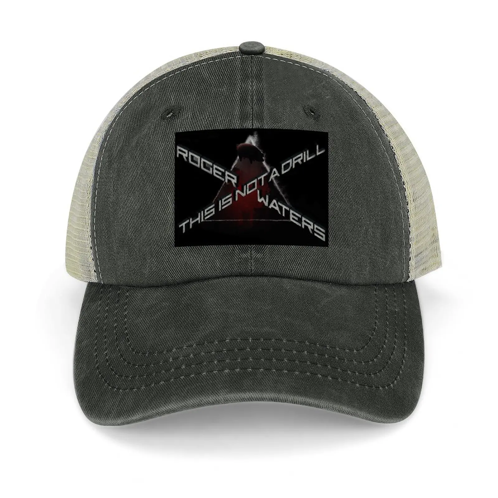 

Roger This is not a drill waters music band Baseball Cap western Hat Beach cute Golf Women Men's