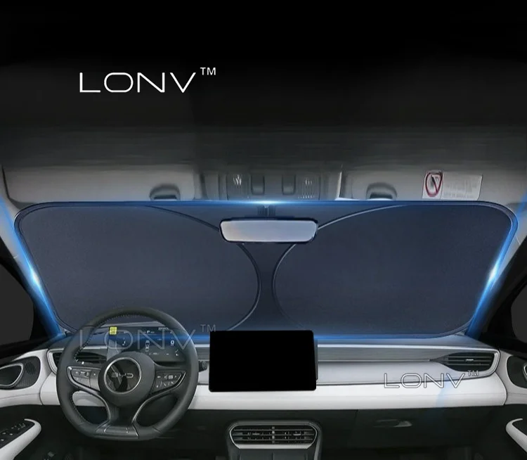 For BYD new king Seal 5 DM‑i.2026 2027 Car Sunshade Front Windshield Shade Cover Foldable Anti-UV Heat Insulation Accessories