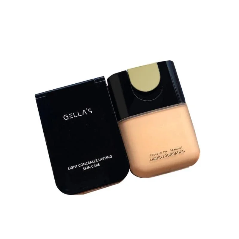 2-Color Setting Makeup Oil Control Moisturizing Concealer Waterproof Foundation Maquiagem Maquillaje Profesional Alta Calidad