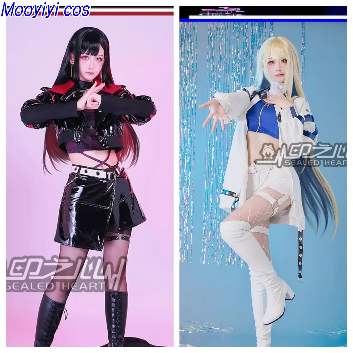 

New Shiraishi An/An Cosplay costume Halloween Christmas Role Black and white AZUSAWA KOHANE PJSK Size XS-XL Mooyiyi cos