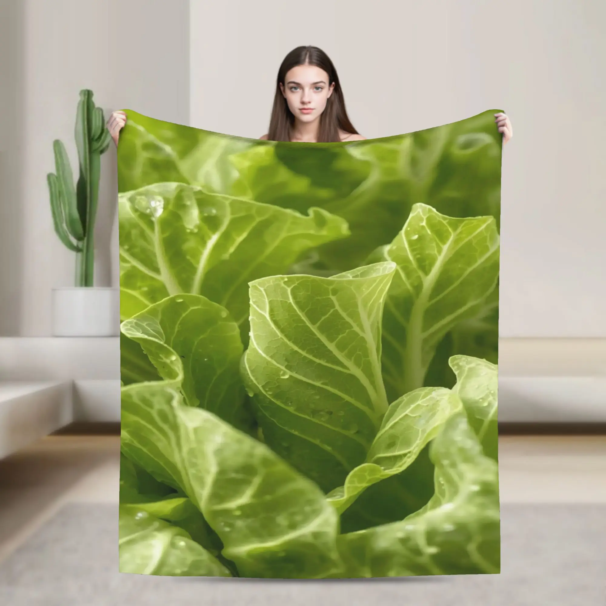 Cabbage  Merch Blanket Super Soft Fleece  Throw Blanket Cozy Quilt