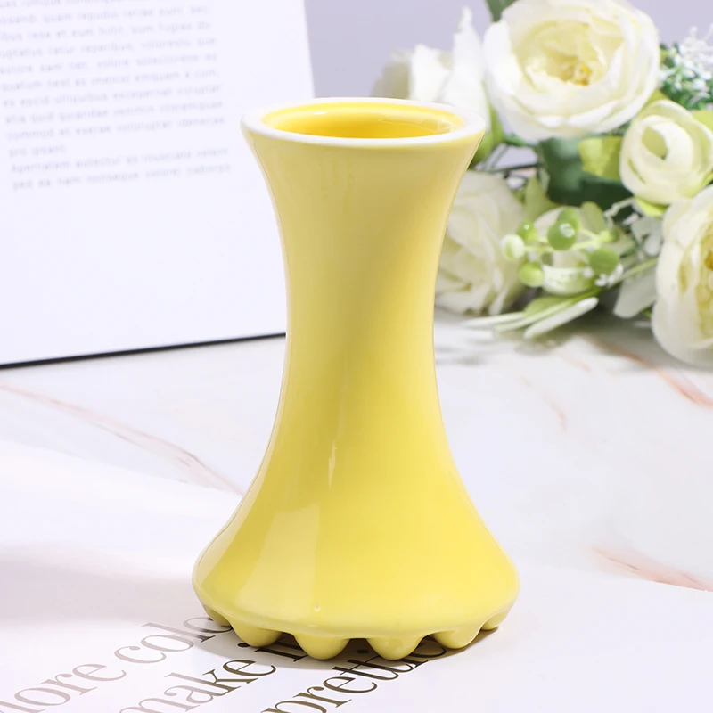 Yellow Ceramic Gua Sha For Face Body Massage Tool Body Guasha Board For Relief Massage Face Lift Gua Sha Massager