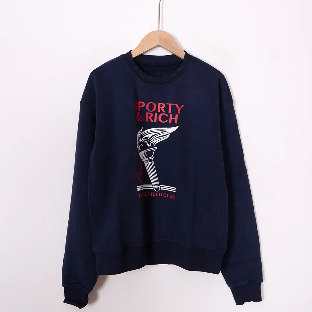 LISM Winter Letter Graphic Print Sweatshirt Women Long Sleeve Sporty Female Pullover Vintage Casual Lady Top 2025