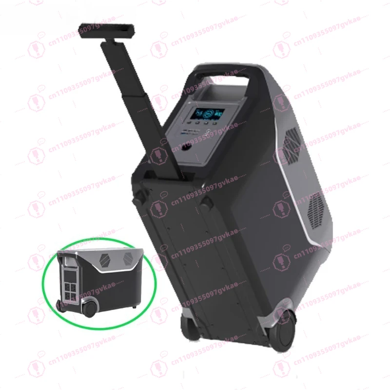 For 300W Portable Power Station Solar Generator Off Grid Energy Storage System High Power Outdoor Backup Battery with Handle