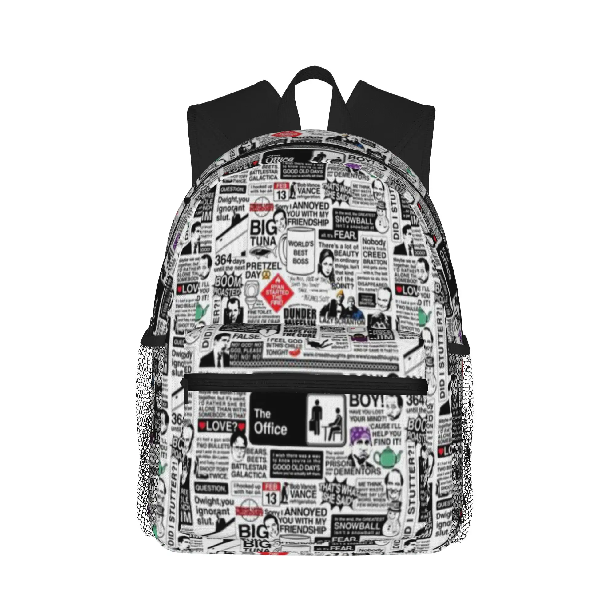 Wise Words From The Office - The Office Quotes (Variant)  Casual Backpack for Students and Adults Backpacks