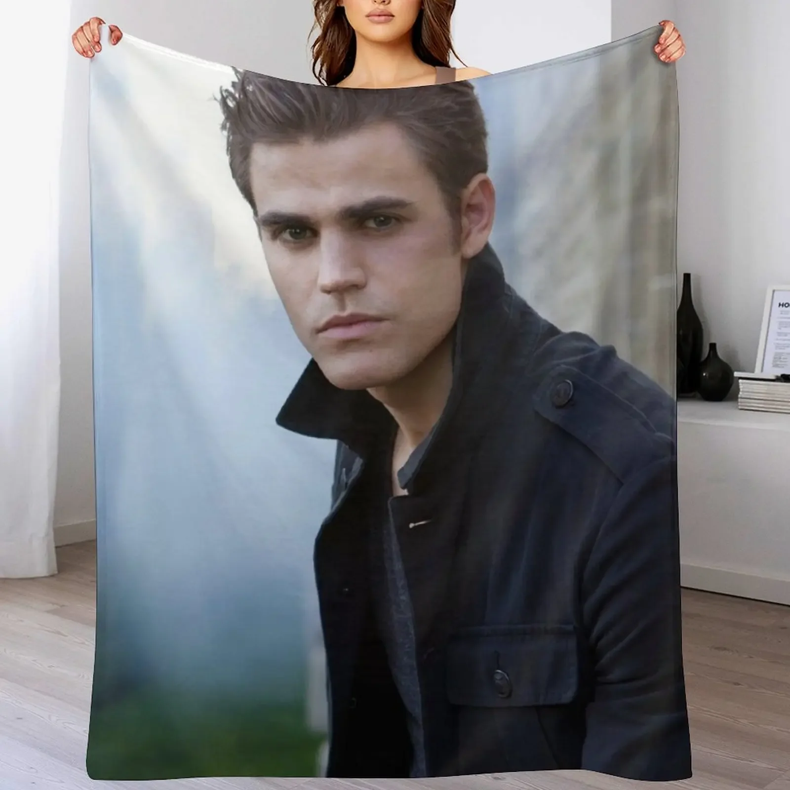 

paul stefan Throw Blanket Decorative Beds Polar Soft Plush Plaid Nap Blankets