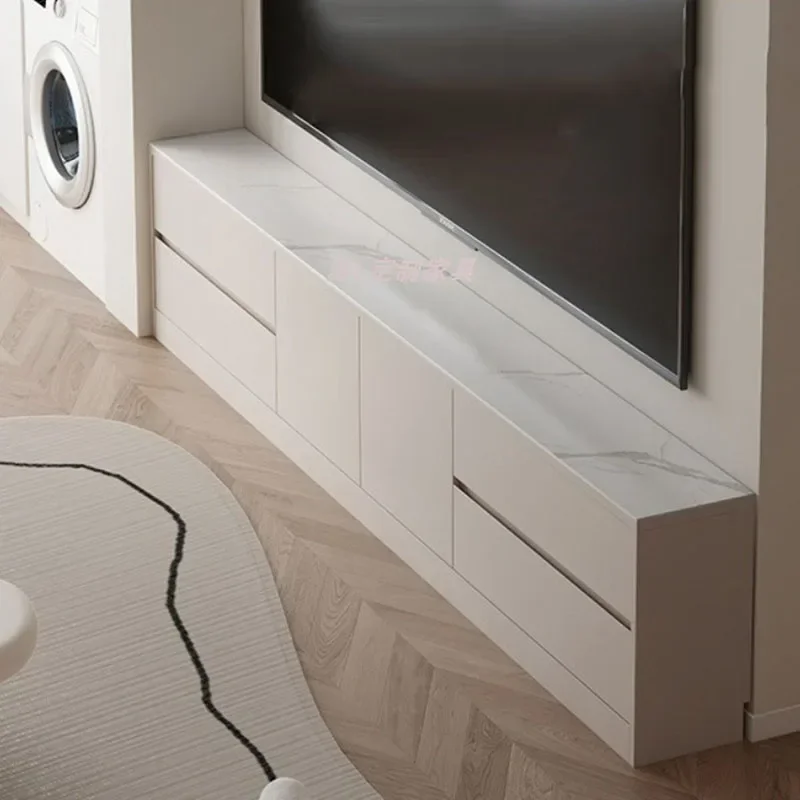 

White Wood Tv Table Entertainment Salon Modern Cabinets Organizer Universal Tv Stands Nordic Suporte Para Tv Salon Furniture