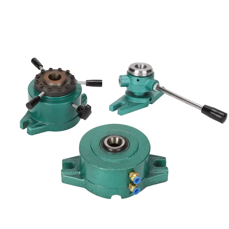 Pneumatic Seat Manual Clamp Seat Vertical Instrument Lathe Indexing Head Quick Hexagonal Material