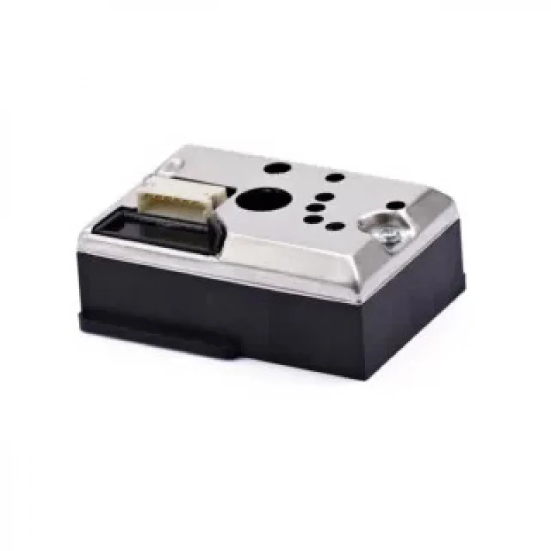 샤프 광학 먼지 센서 GP2Y1010AU0F, 150Ω 저항, 220uF 커패시터 및 6핀 케이블이 포함된 PM2.5 먼지 센서 모듈 GP2Y1014AUVF