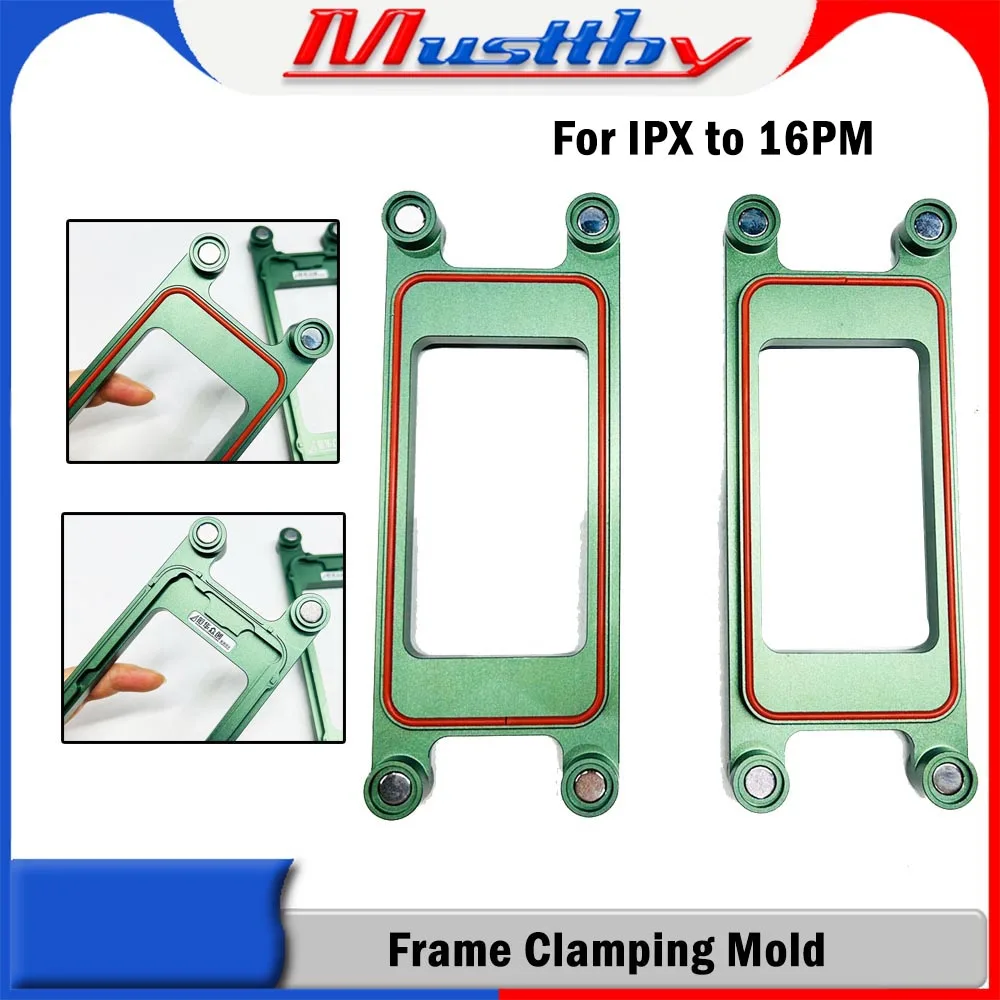 

Musttby 16Pro Max Frame Magnetic Clamping Press Mold Tools For iPhone 15 12 13 14 Pro Max LCD Display Screen Bezel Repair Mould