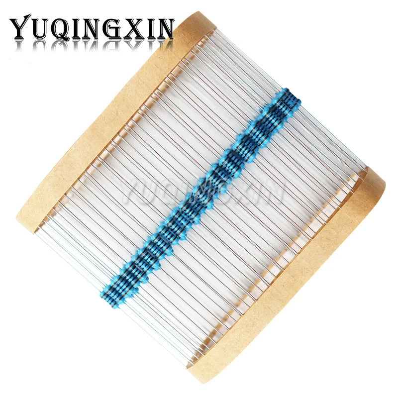 100 buah 1/4W 0R-22M 1% Resistor Film logam 0.25W 0 2.2 10 100 150 220 270 330 470 1K 2.2K 4.7K 10K 47K 100K 470K 1M 10M 20M ohms