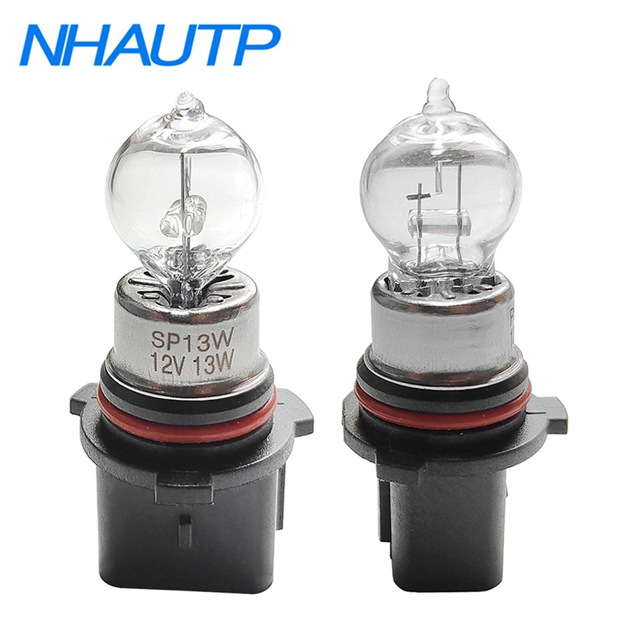 NHAUTP 1 Pair PG18.5D-1 SP13W P13W Halogen Lamp For Audi A4 B8 Skoda Yeti 5L 508 Daytime Running Lights DRL Warm White 4300K 12V