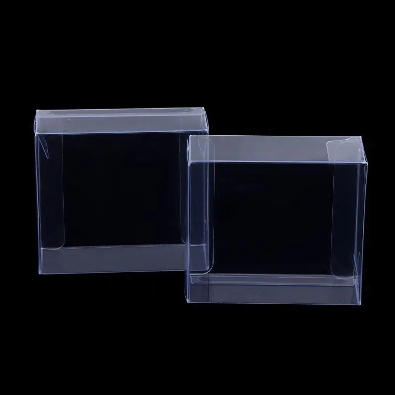 

10Pcs/pack All Transparent 1/64 Model Cars PVC Display Case Fit For Mini Size Assembled Dust Proof Box Toy Vehicles