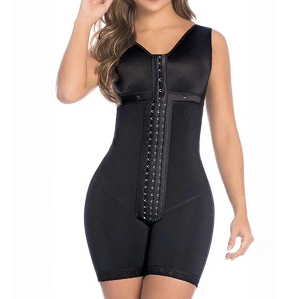 

Women Post Liposuction bra Double Compression girdle corset waist trainer Butt Lifter crotchless Shapewear fajas colombianas