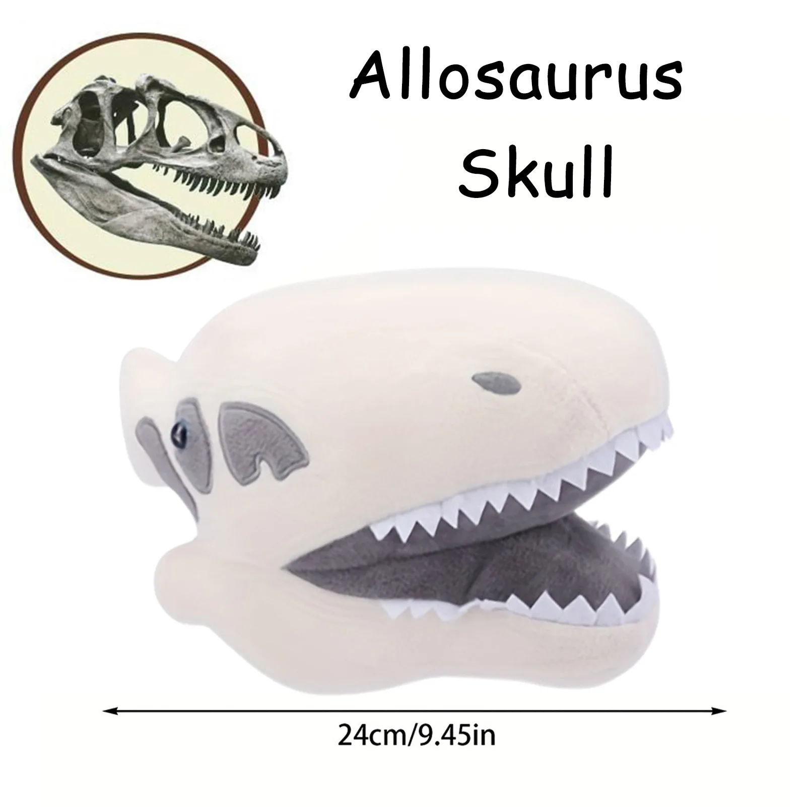 ใหม่ตลกไดโนเสาร์ Skull ของเล่นตุ๊กตาภาพยนตร์ตุ๊กตาสัตว์ไดโนเสาร์ Soft Plush ของเล่นของขวัญวันเกิดของเล่นสําหรับเด็กตกแต่งบ้าน