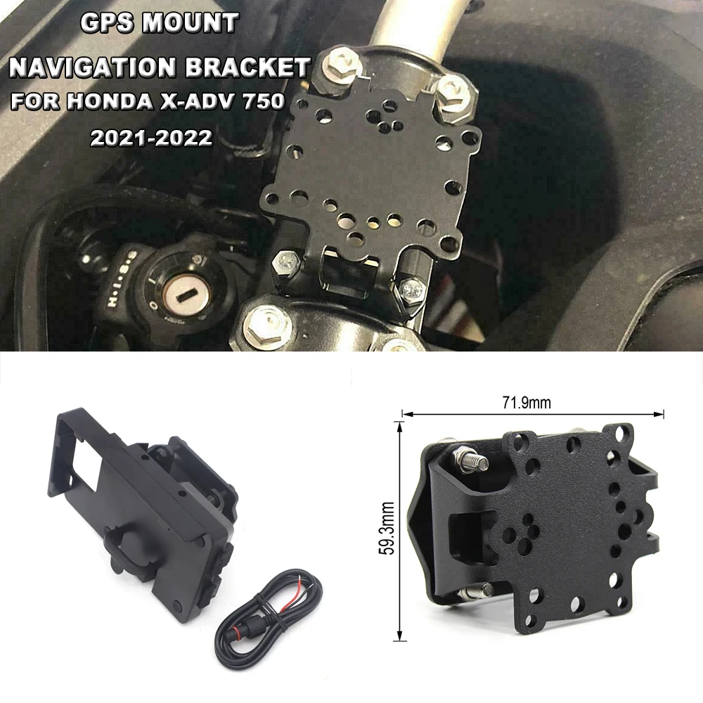 

NEW For Honda XADV X-ADV 750 XADV750 2021 2022 Motorcycle Phone Wireless USB Charging GPS Navigation Plate Bracket Holder Stand