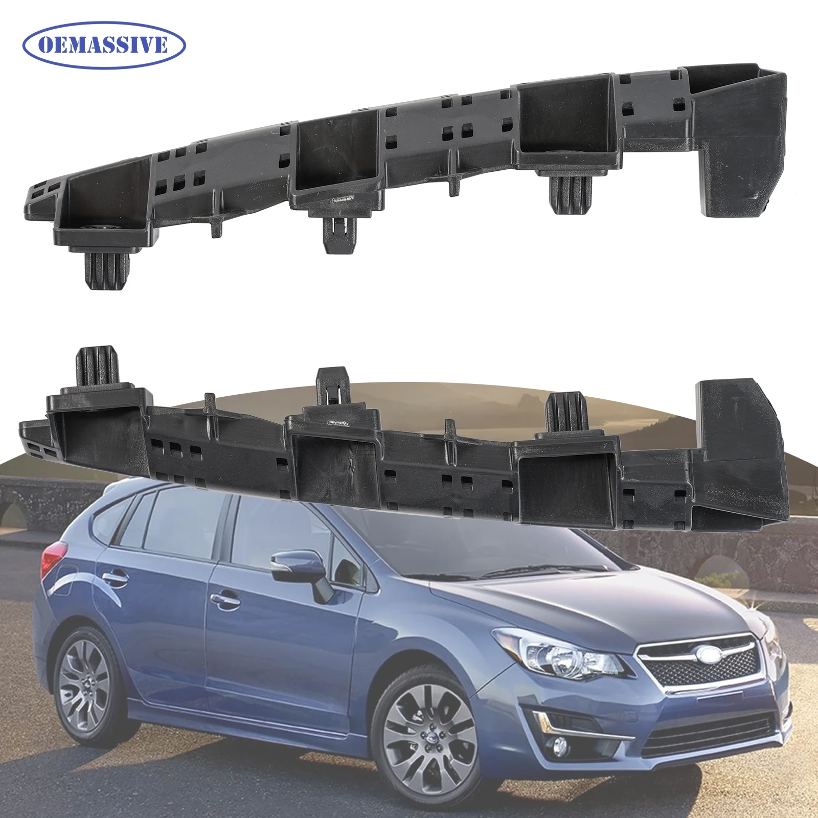 Pair Car Front Left Right Bumper Guide Mount Bracket Grille Retainer For Subaru Impreza 2012 2014 2015 16 57707FJ030 57707FJ020