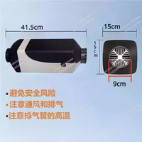 8KW Diesel Air Heater 12V/24V/110-240V LCD For Bluetooth With Altitude Mode New Parking Heater For Car RV Tent TB10 Toolbox