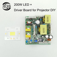 1pcs projector LED lamp 5060 200W with driver board controller for led projector Unic Rigal replacement repair diy