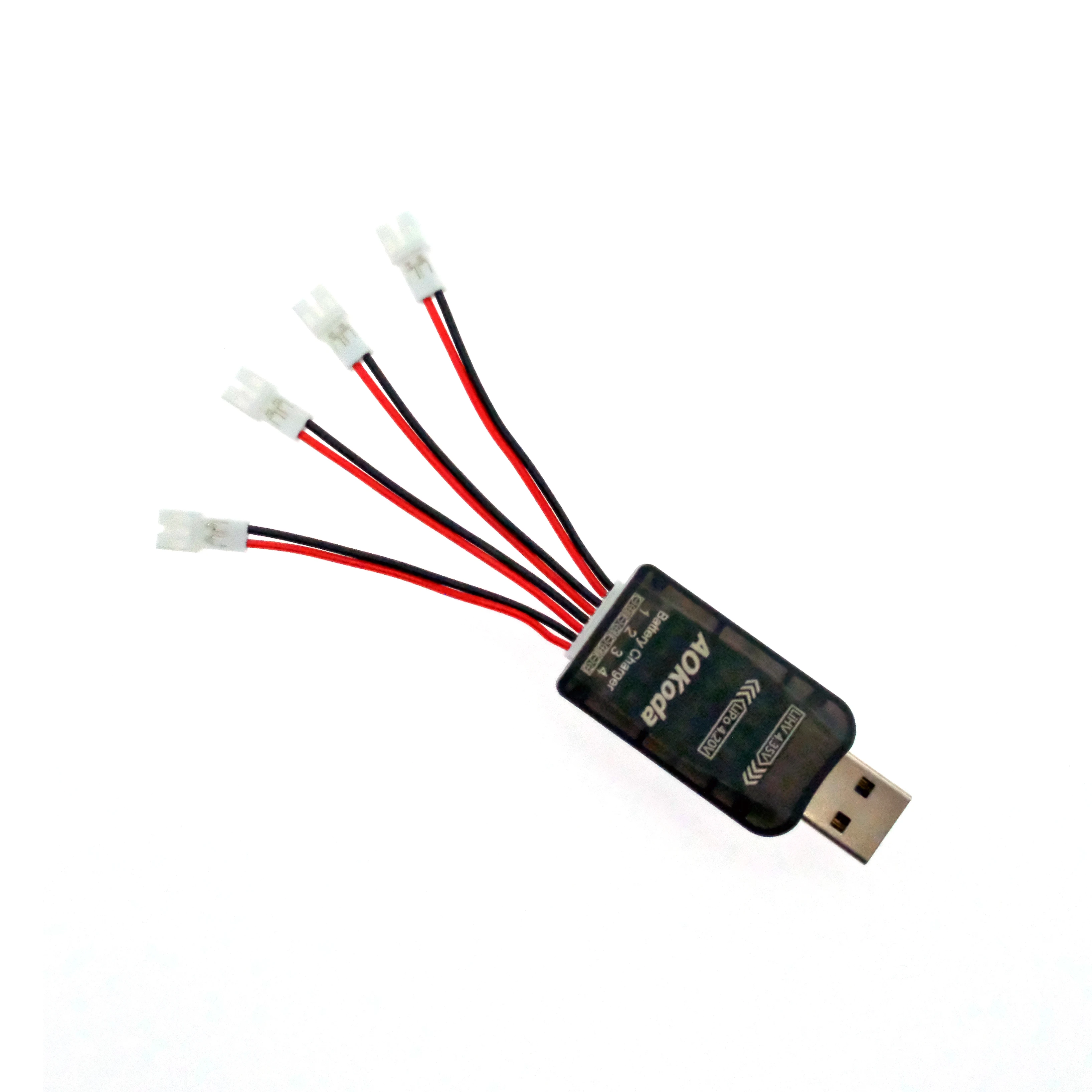AOKoda CX405 4CH Micro USB зар – обзор и цена Drone Battery Balance Charger