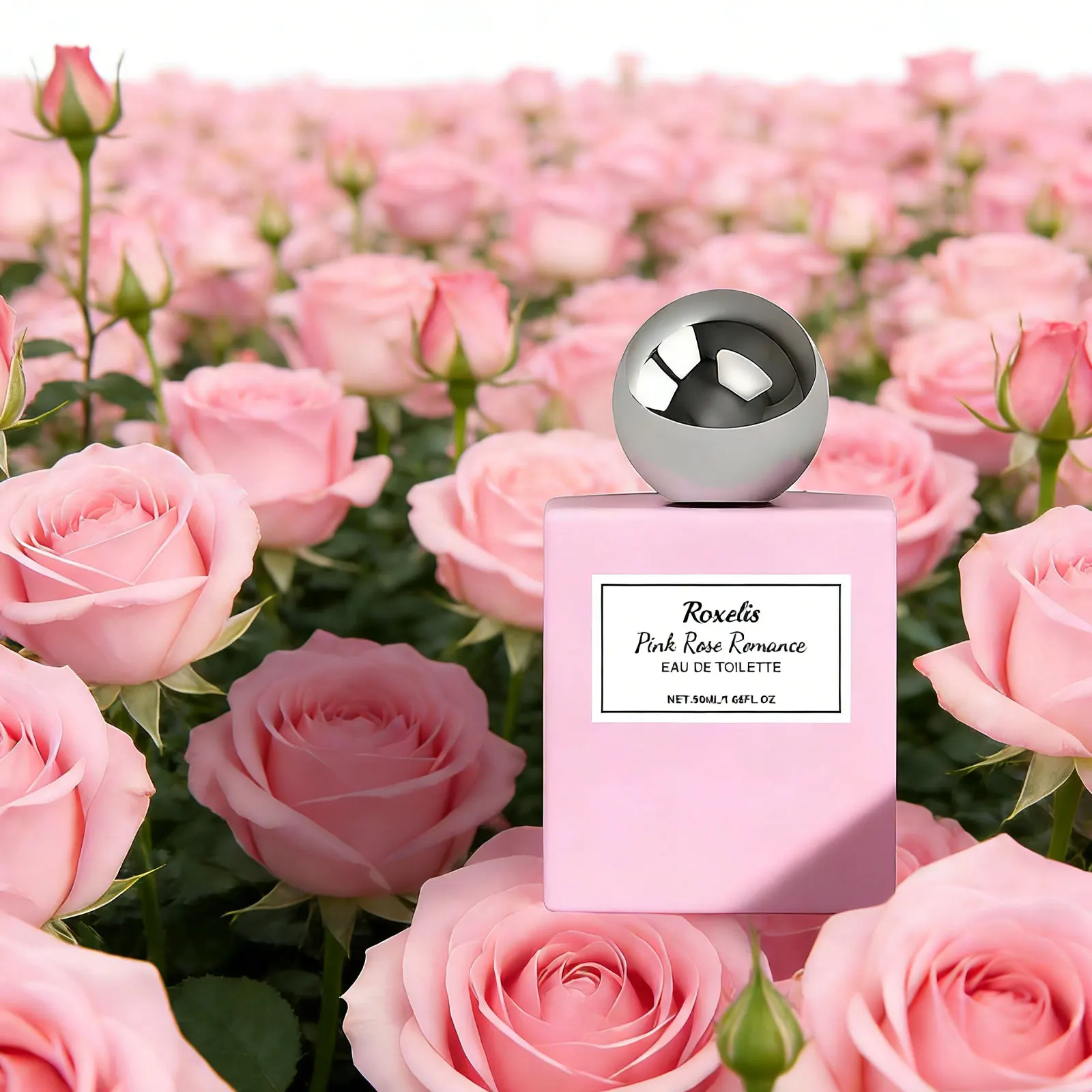

Парфюм Roxelis 50 мл с ароматом розы для женщин, легкий цветочный спрей, соблазнительный, элегантный, романтичный, гламурный аромат для свиданий и повседневного использования.