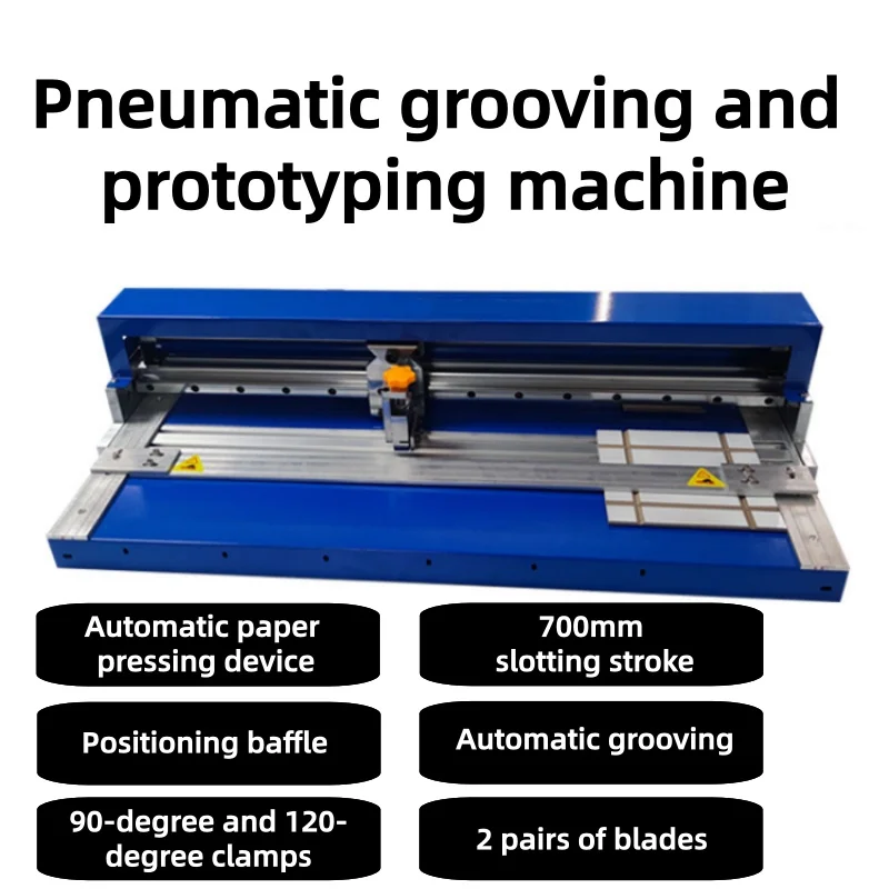 Desktop Manual Grey Board V Groover Cardboard Slotting Machine Adjustable Groove Depth Hard Paper Recessing Tool