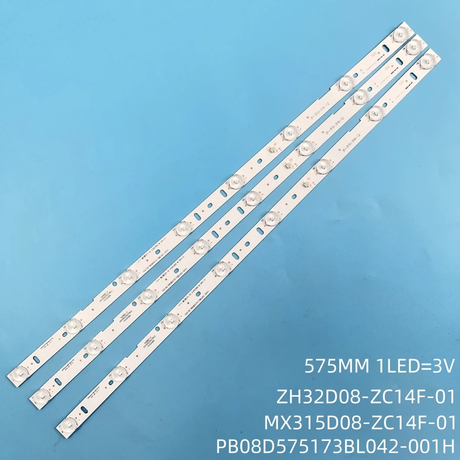 Bande de rétroéclairage LED pour MX315D08 ZH32D08-ZC14F-01 KrasnoL32D31S LE32D5l'autorisation LE32F33 LE32F50 Sharp LC32sat 145V DEXP H32C7200K