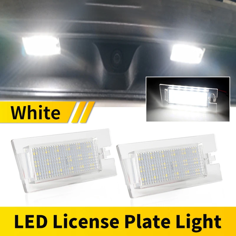 

2 шт. белая лампа в сборе для Jeep Cherokee 2014 2015 2016 2017 2018 OEM # 68223864 AB 12V Canbus Светодиодная подсветка номерного знака