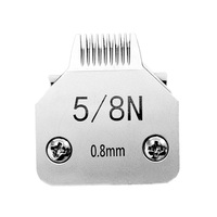(Size 5/8N) Pet Dog Grooming steel Blade,Compatible with most Andis,Oster A5,Wahl KM Animal Clippers, Cut Length 0.8mm