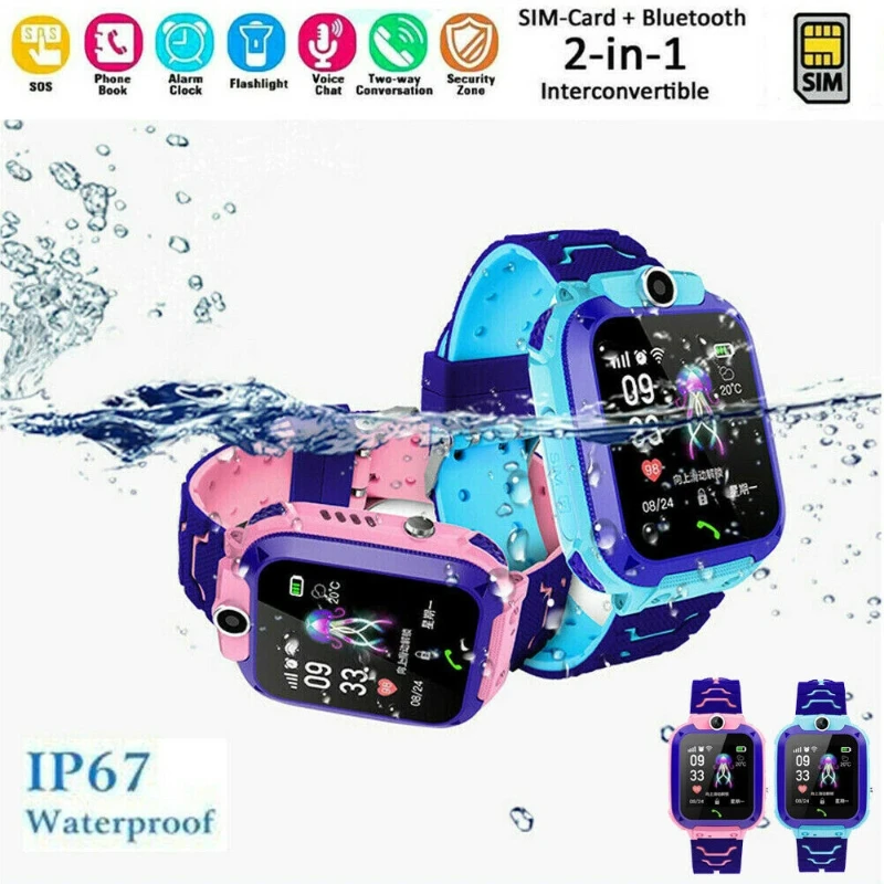 Children’s Waterproof Smartwatch - GPS Tracker, SOS Emergency Call & Geo-Fence (Ideal Birthday Gift)