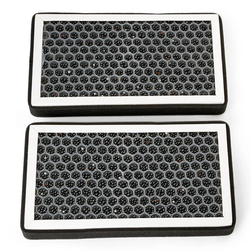 2PCS For Tesla Model 3 Model Y Accessories Replacement Kit Activated Carbon PM2.5 Cleaner Air Filter Conditioner