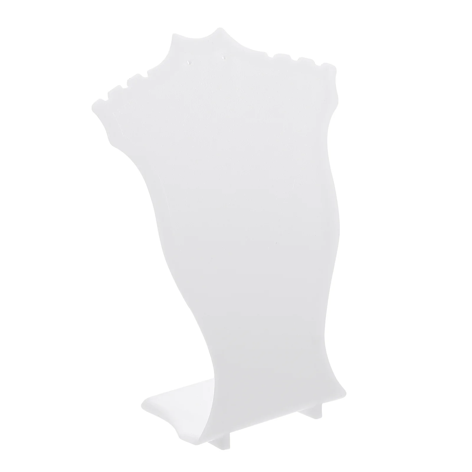 حامل تخزين القلادة، حامل عرض المجوهرات، قاعدة بلاستيكية ثابتة عملية للاستخدام في متجر المنزل، رف تخزين القرط