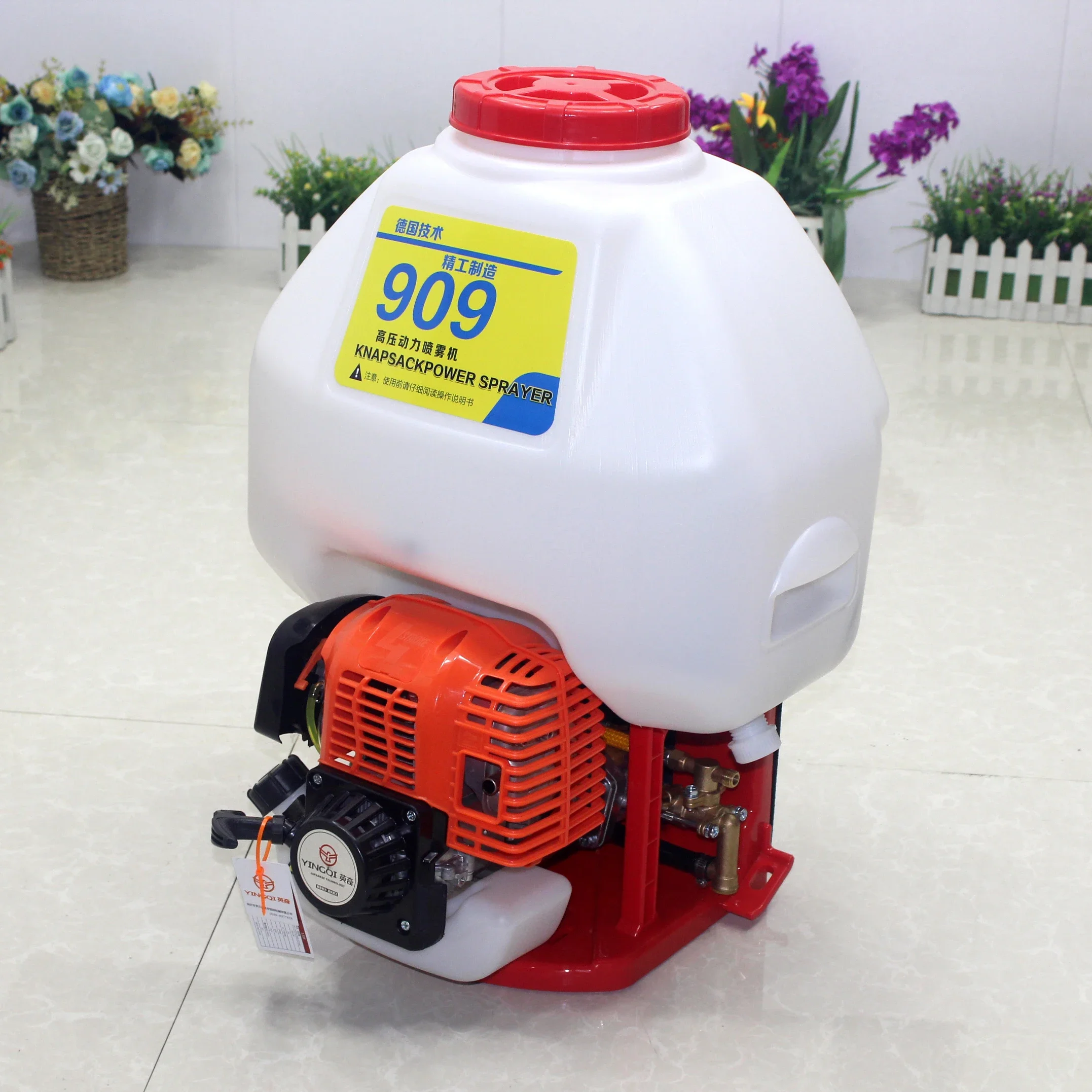 909 DUSTER & SPRAYER BACKPACK MISTER 31CC 4 STROKE 139F AGRICULTURAL PESTICIDES FERTILIZER GASOLINE ENGINE 30L